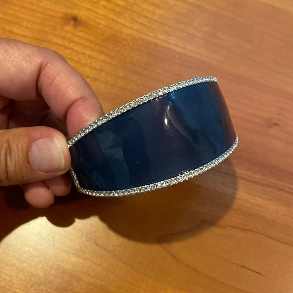 Two Lia Sophia cuff bracelets